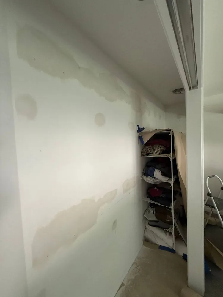 Drywall patching in progress — EasyFix repair