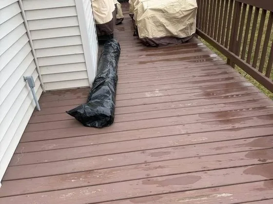 Deck restored and stained — Carpentersville, IL
