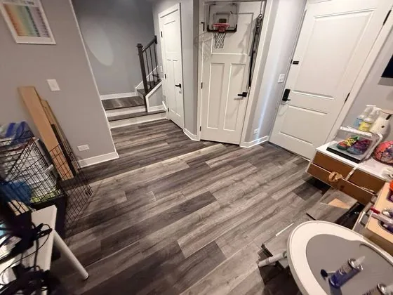 Floor reinstalled, clean finish — NW Chicago suburbs