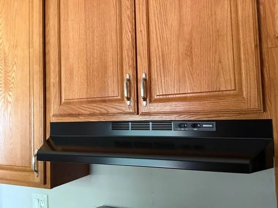 New kitchen hood installed — NW Chicago suburbs